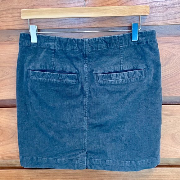 Toad & Co Corduroy Black Skirt Sz 2 - Picture 5 of 7